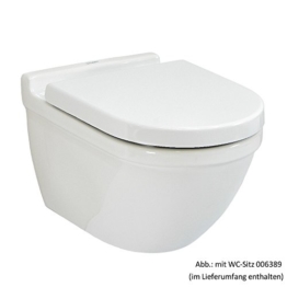 schwarz randlos Tiefspüler Stand WC Toilette Set Nano Beschichtng Softclose Sitz 
