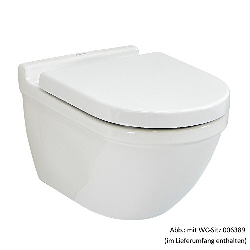 Duravit Starck 3 WC Klo Set spülrandlos inkl. WC Sitz mit Absenkautomatik -