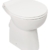 Stand-WC-Set +7 cm | Spülrandlos | Erhöhtes WC | Inklusive WC-Sitz | Für Senioren und große Menschen | Tiefspüler | Abgang waagerecht | Weiß | Spülrandlose Toilette | Spülrandloses WC | Stand-WC | Einfache Reinigung -